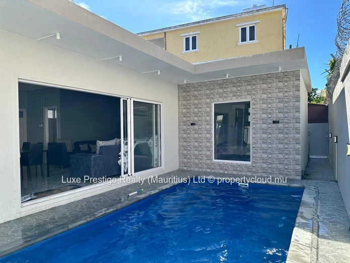Modern 3-Bedroom Villa with Private Pool for Rent in Pereybere | Rs 60,000 per Month