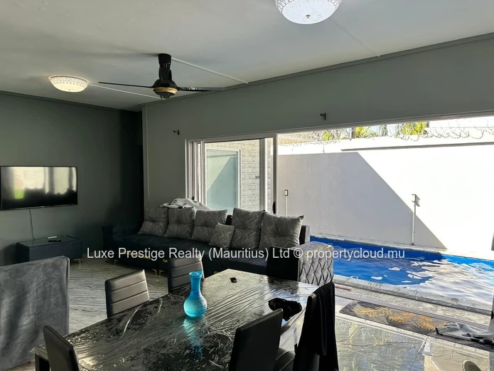 Modern 3-Bedroom Villa with Private Pool for Rent in Pereybere | Rs 60,000 per Month